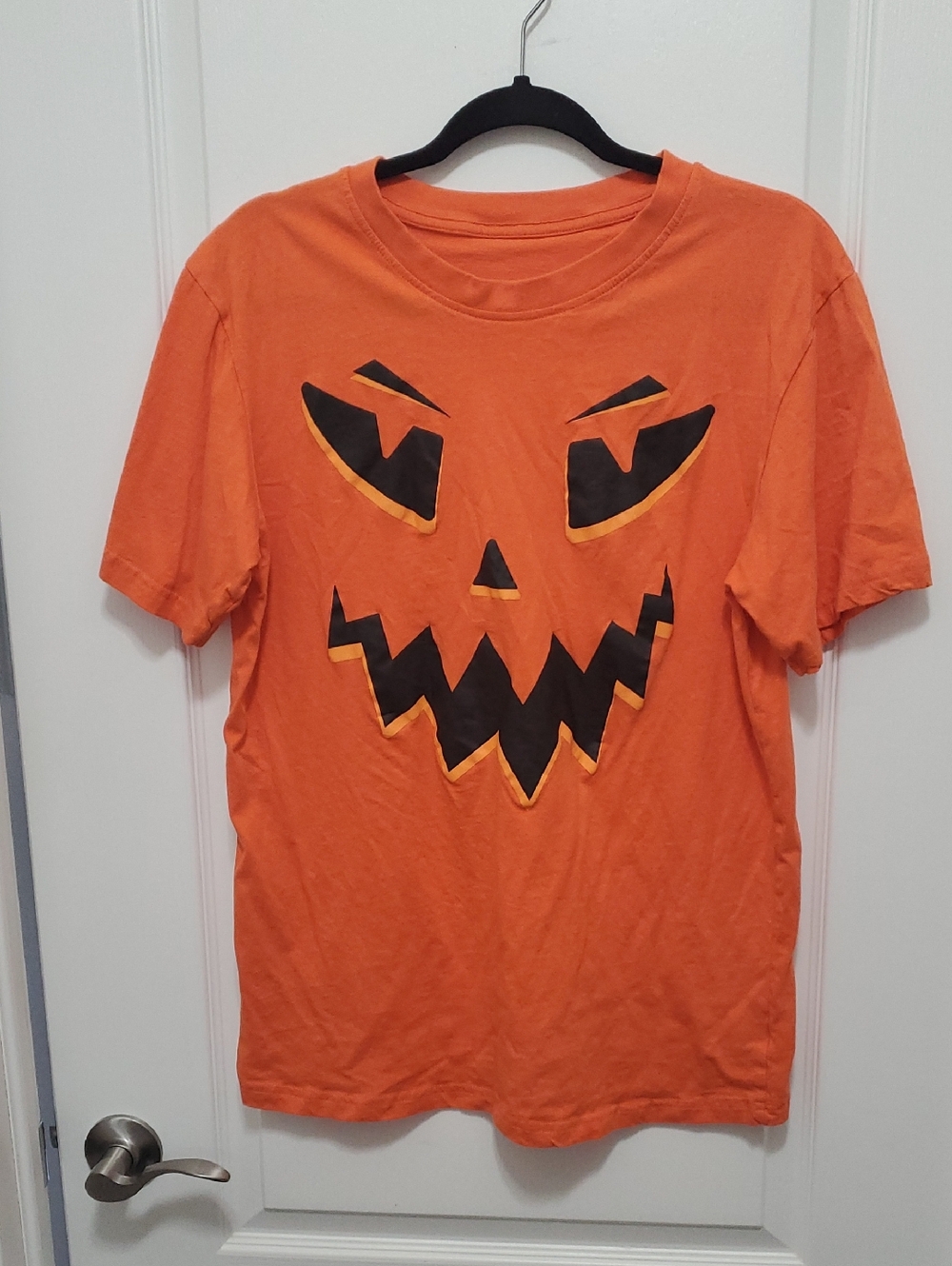 Orange Halloween Pumpkin Face Tee